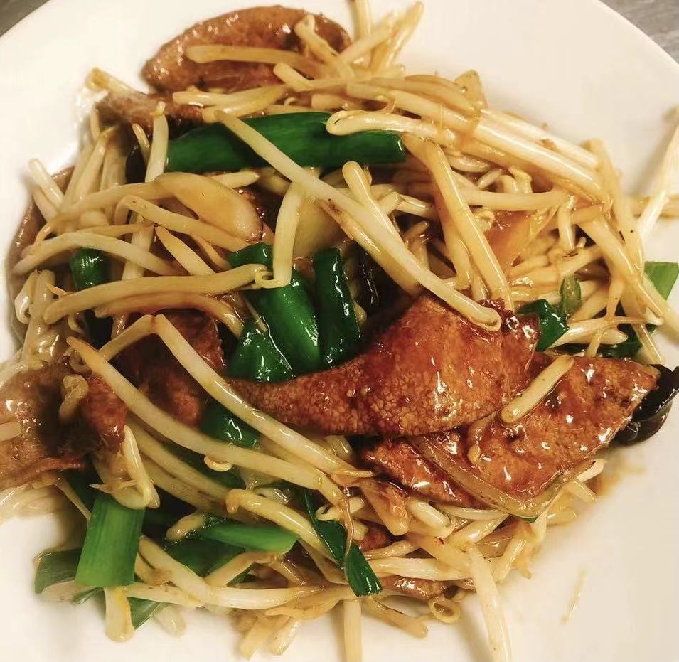 天鴻餃子房 ニラレバー