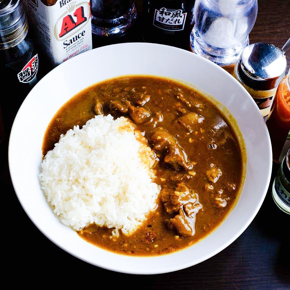 やっぱりステーキ 牛すじカレーライス