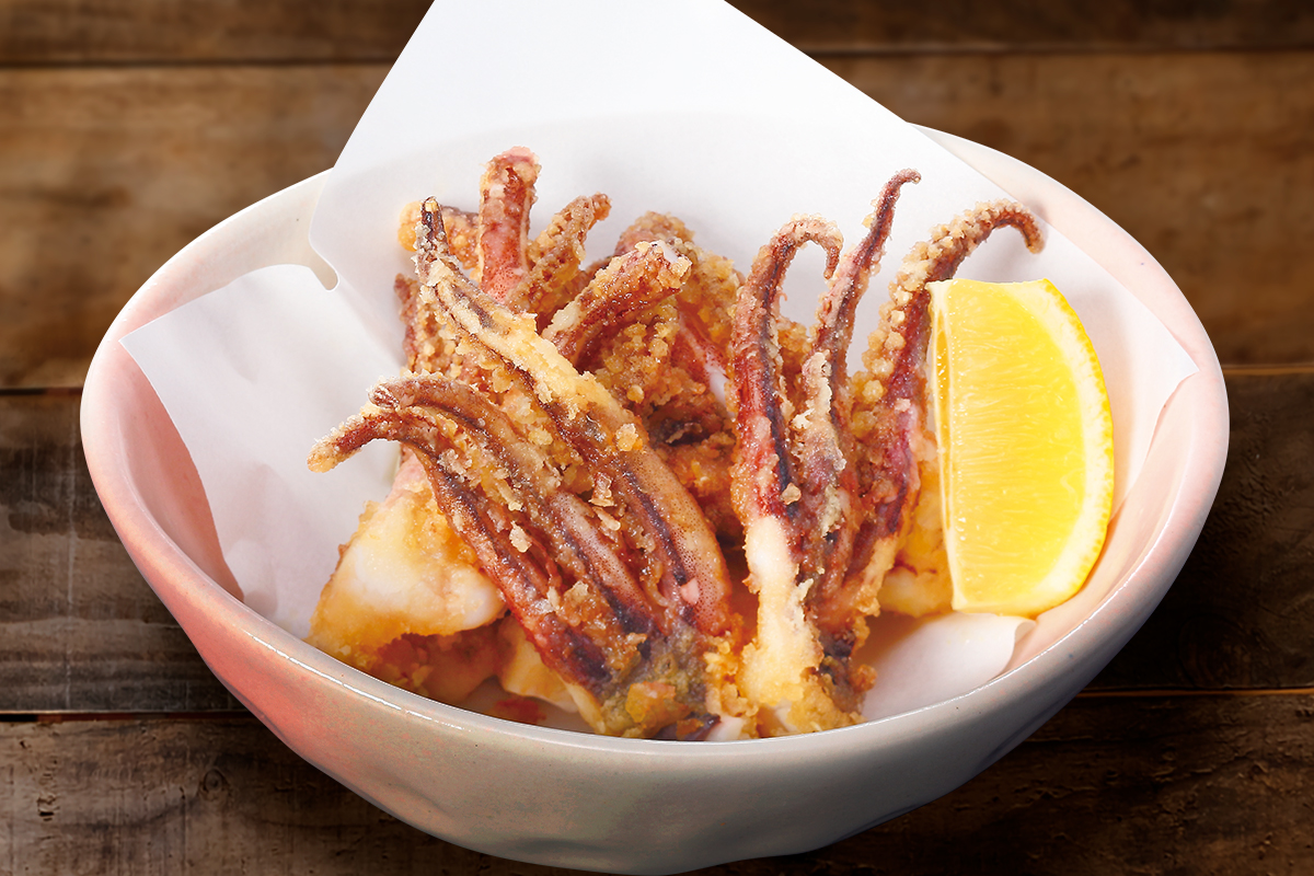 和食めん処サガミ いかゲソ唐揚げ