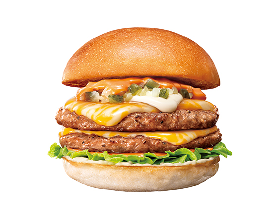 ゼッテリア ZETTERIA 【単品】ダブル絶品チーズバーガー Double ZEPPIN(Supreme) Cheeseburger