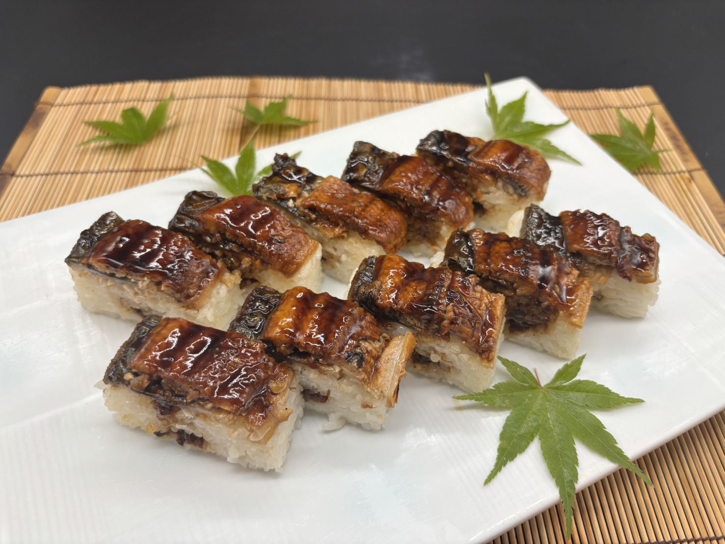 がんこ 鰻棒寿司10貫 Eel sushi roll (10 pieces)