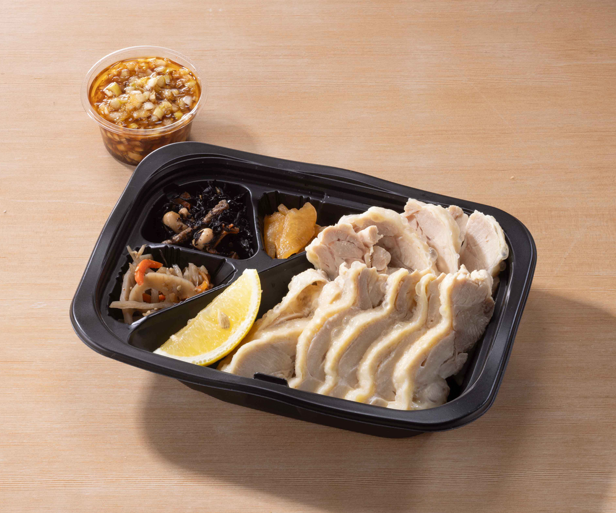 大戸屋 蒸し鶏の生姜ねぎ醬油単品