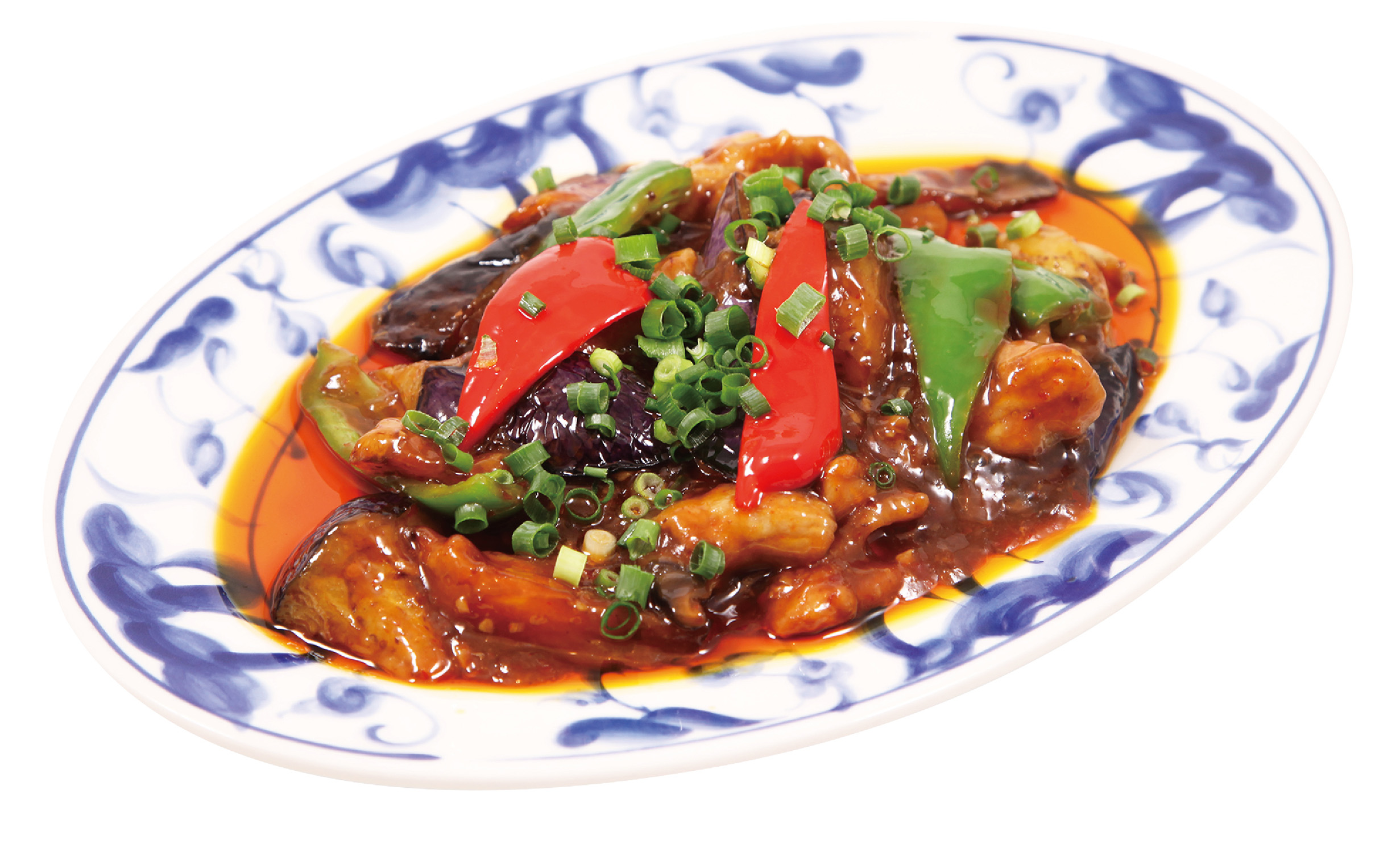 陳麻婆豆腐 豚肉とナス四川風炒め