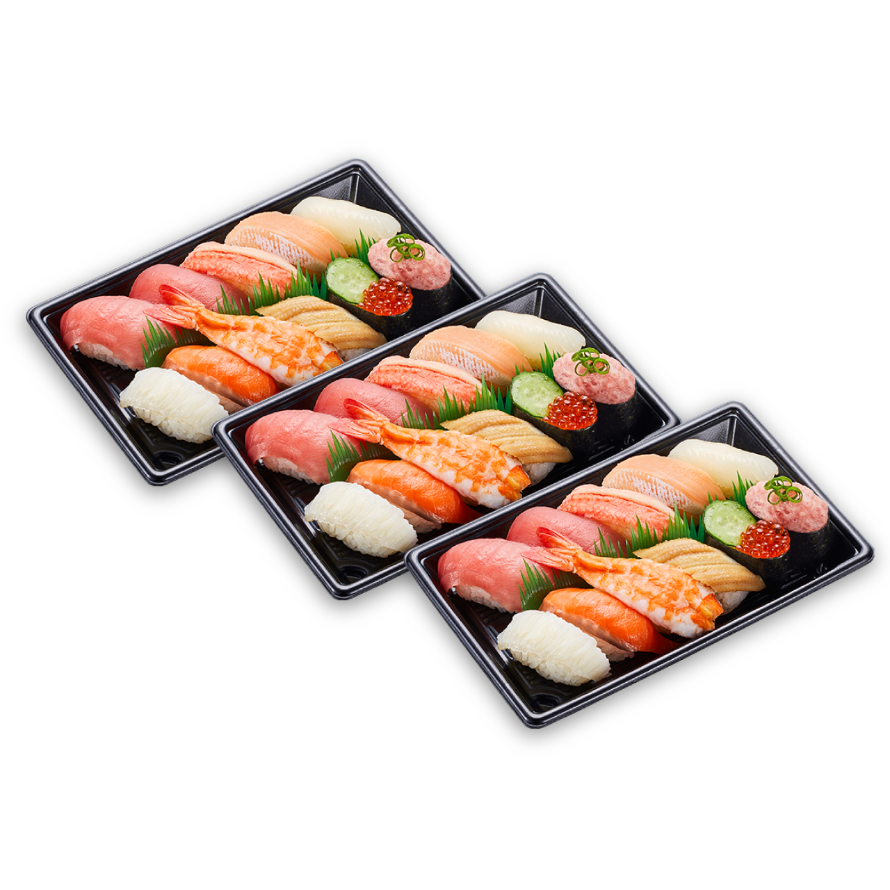 かっぱ寿司 冬のごちそう11種セット3人前(1人前×3個/33貫)