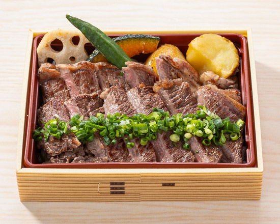 藍屋 熟成サーロインステーキ重(肉2倍)