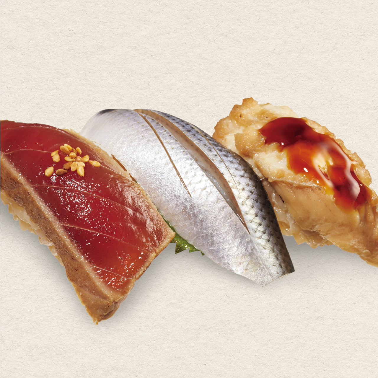 海鮮三崎港 王道江戸前三貫盛