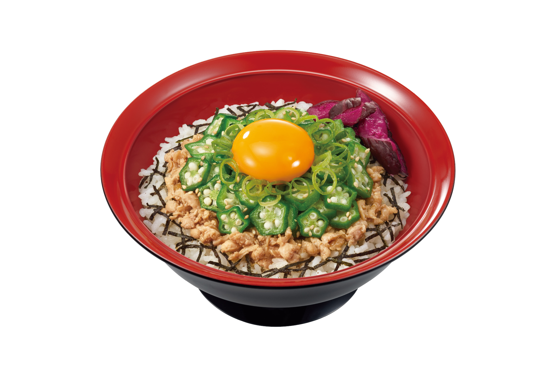 すき家 オクラ旨だしとりそぼろ丼