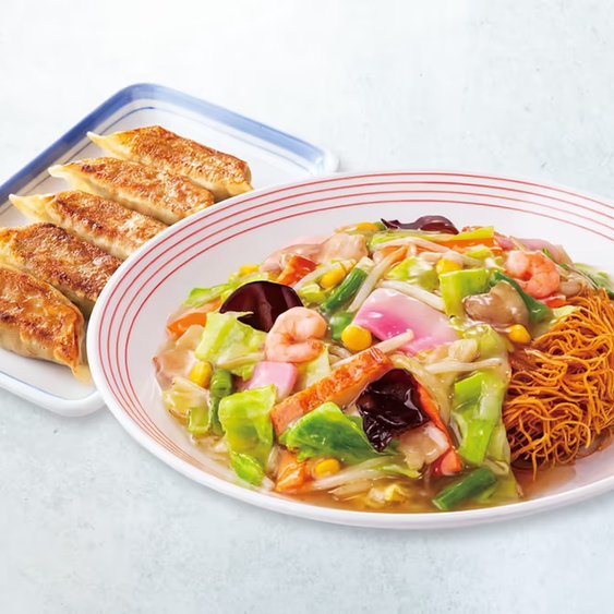 リンガーハット 長崎皿うどん　ぎょうざ5個セット