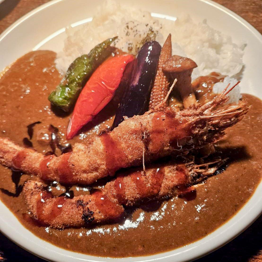 海老フライ魔神カレー
