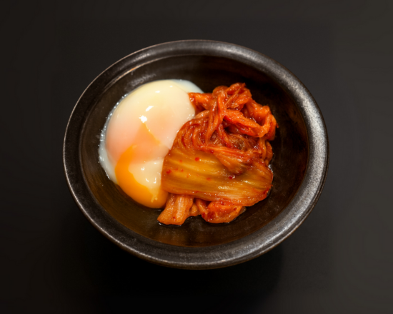 【和冷麺】虎徹 温玉韓国キムチ Kimchi with Soft-Boiled Egg