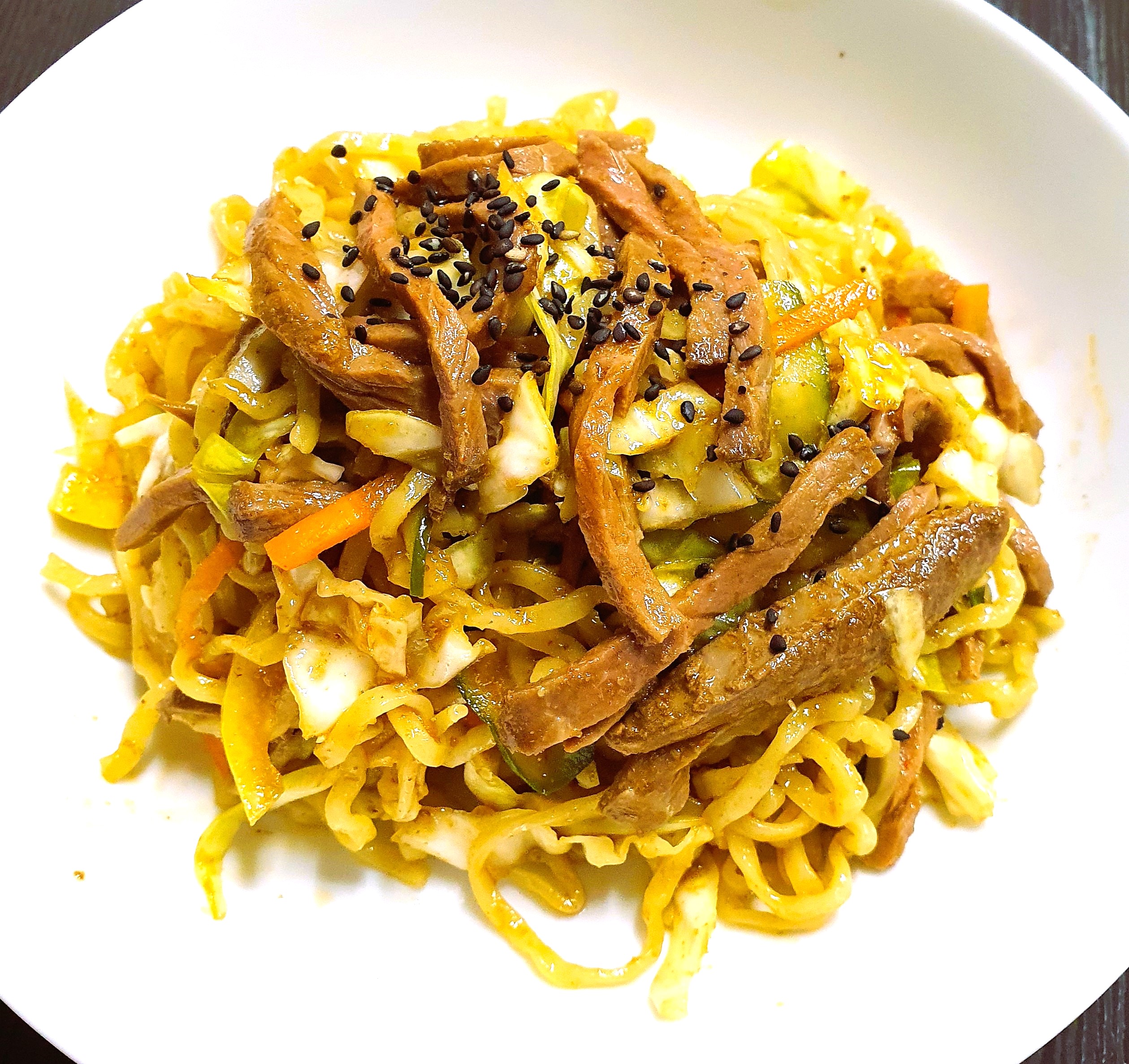 台湾小籠包 孖然牛肉拌麵 Cumin beef noodle