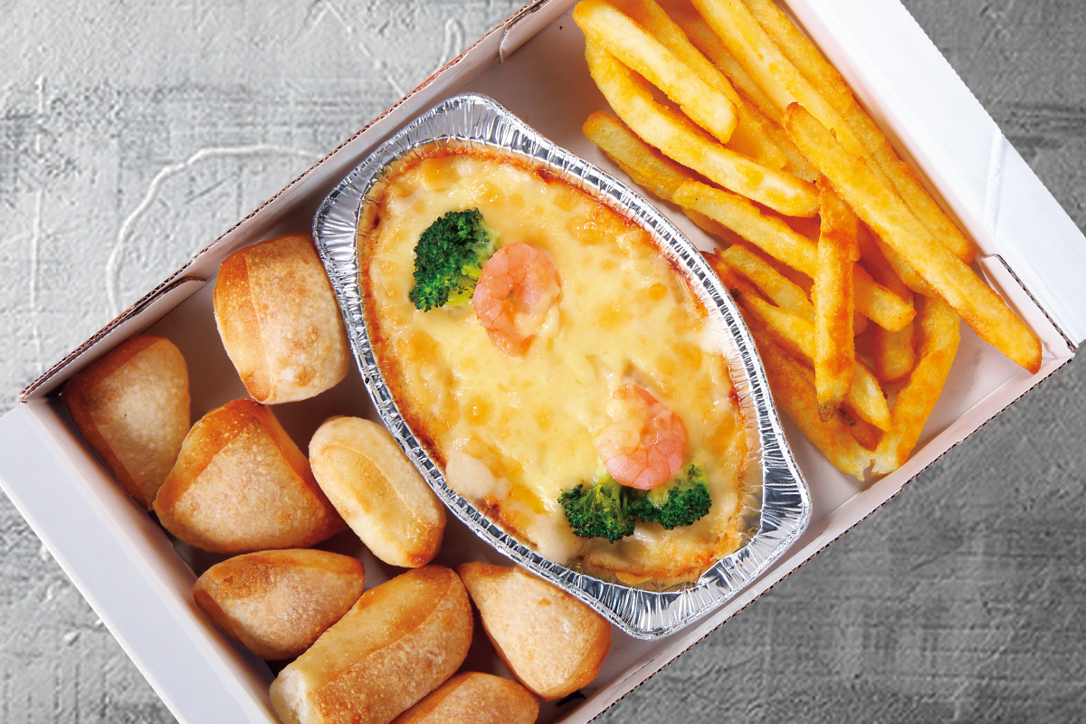 ピザハット ぷりぷり海老のグラタン(MY BOX)