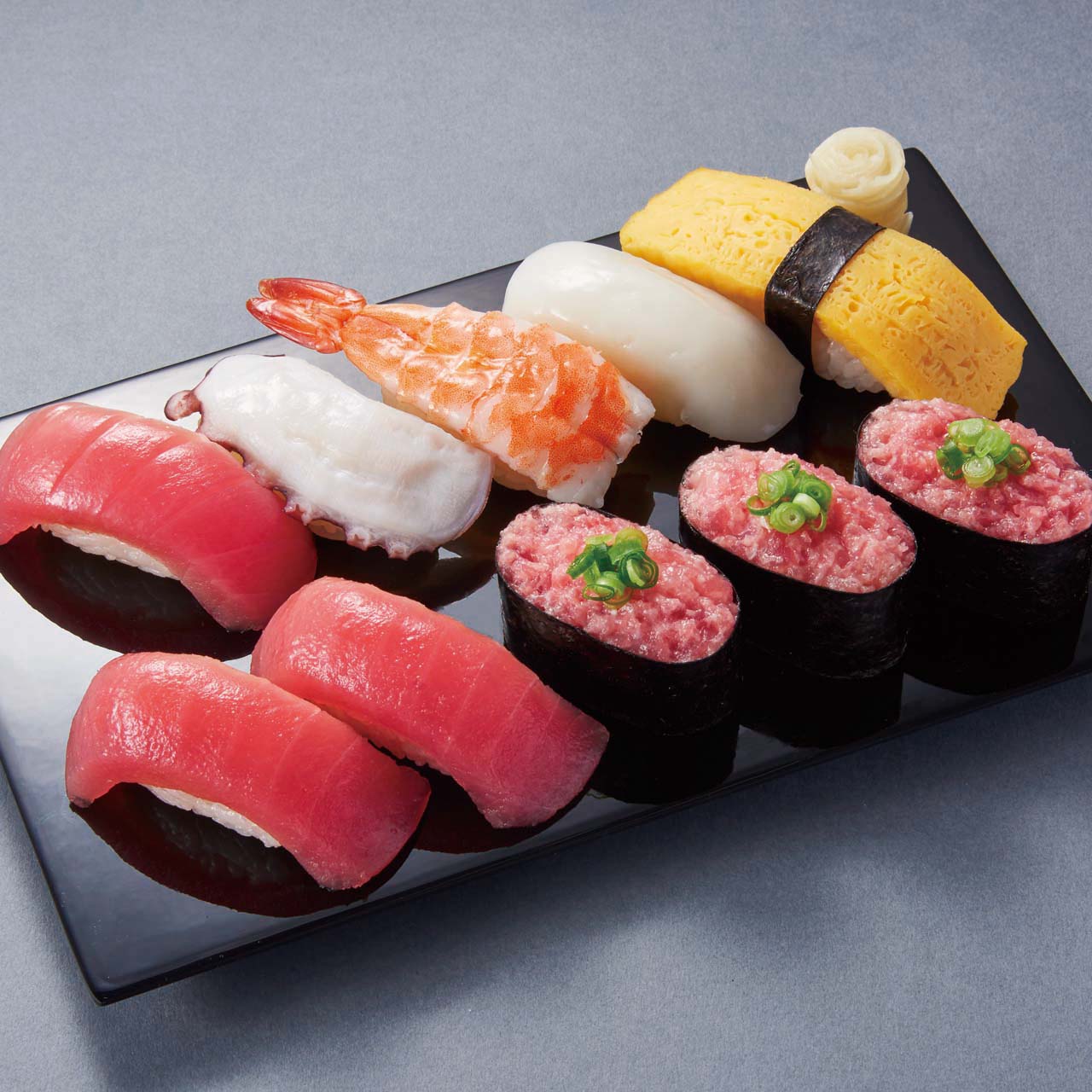 小僧寿し まぐろ＆ねぎまぐろ盛10貫