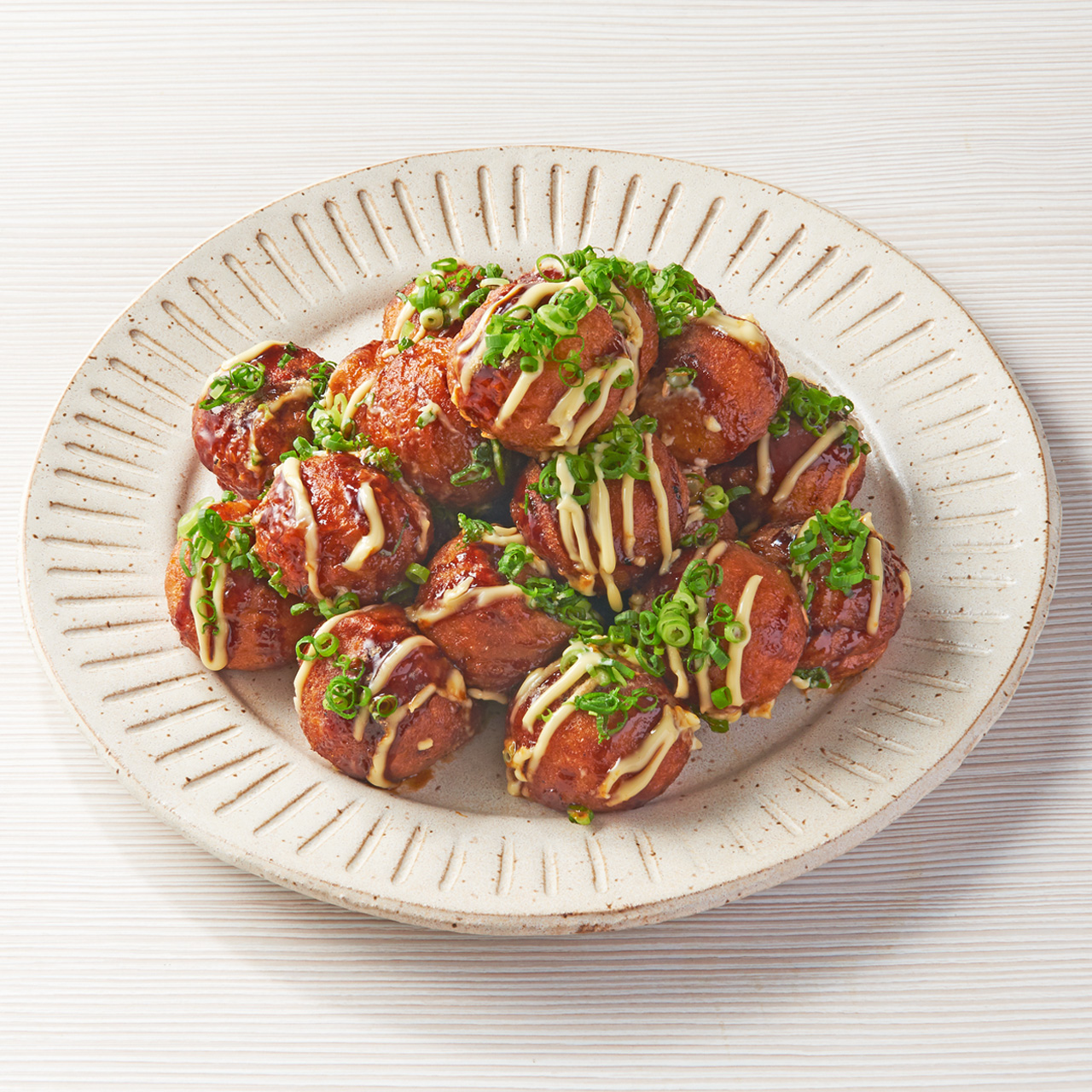 茶月 揚げたてサクトロ大たこ焼き(18個)(マヨネーズ付)