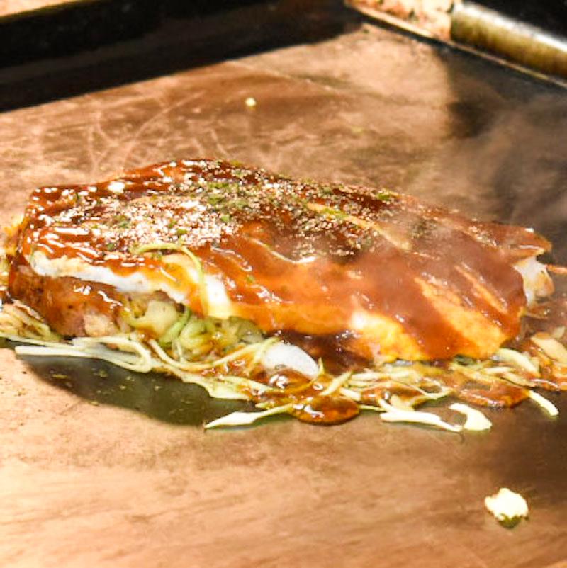 あほや 「キャベツ入りぺちゃ焼(お好み焼風)」