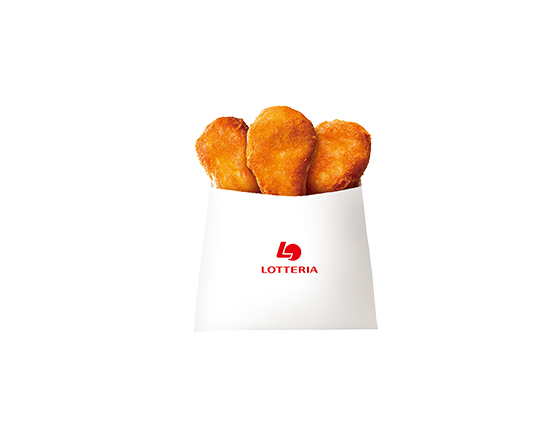 ロッテリア人気No.1 チキンからあげっと (3個入り) Chicken Nuggets (3 Pieces)