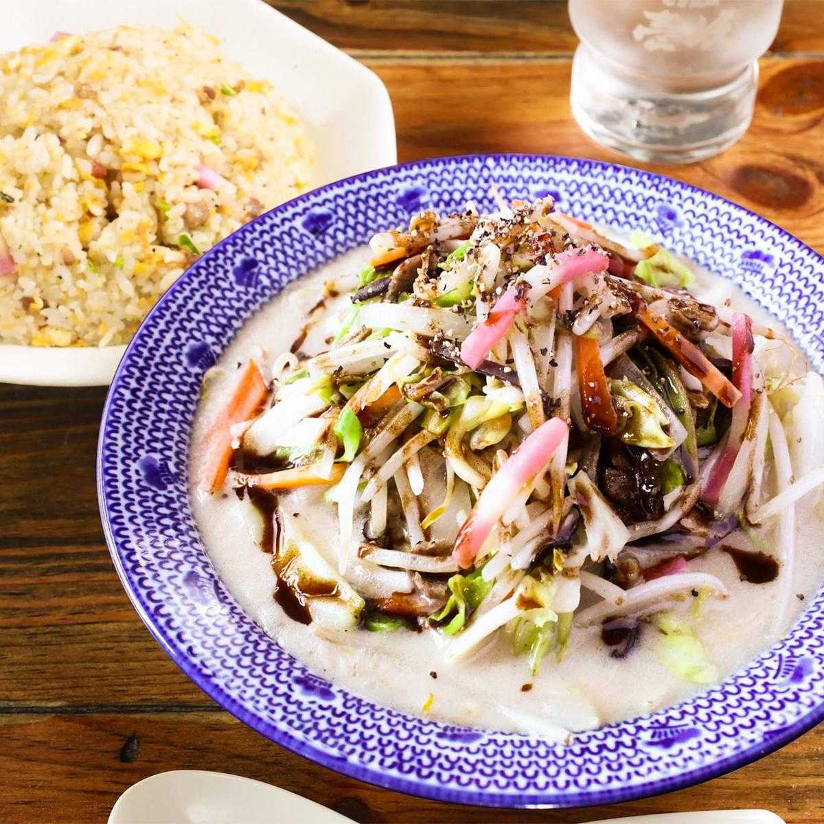 じげもん 黒ちゃんぽん 半チャーハンセット