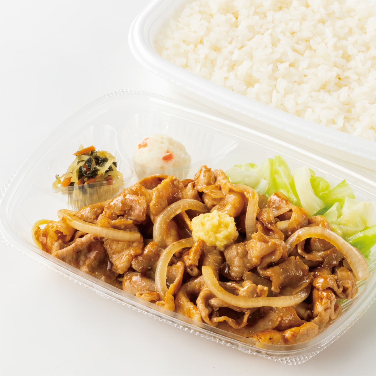 ほっともっと Wしょうが焼き弁当(肉2倍)