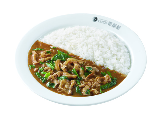 カレーハウスCoCo壱番屋 豚しゃぶカレー+ほうれん草