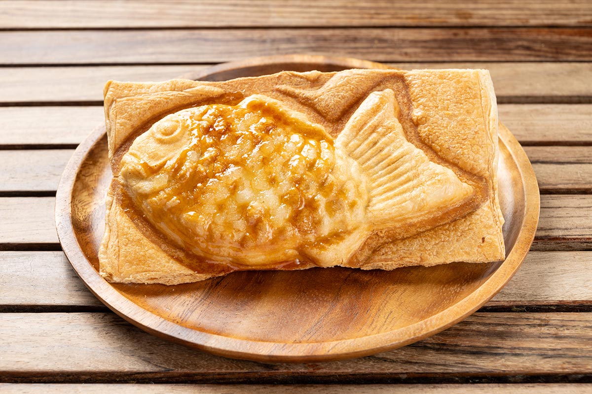 文左亭 パイたい焼きバター生地×あずき