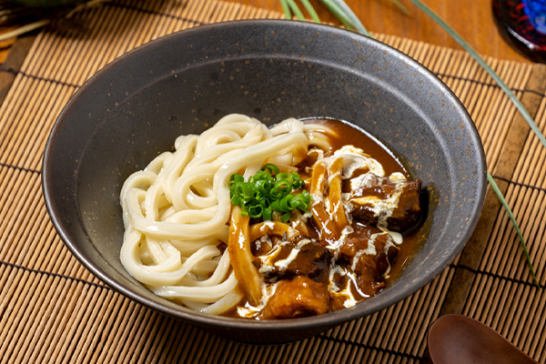 山下本気うどん 牛すじカレーうどん Beef Tendon Curry Udon