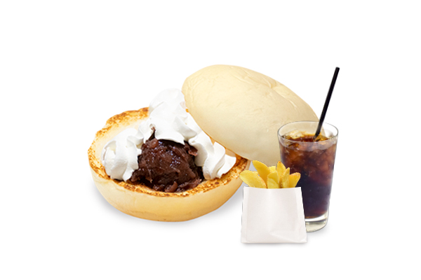 the 3rd burger あんサンドセット/高加水バンズ