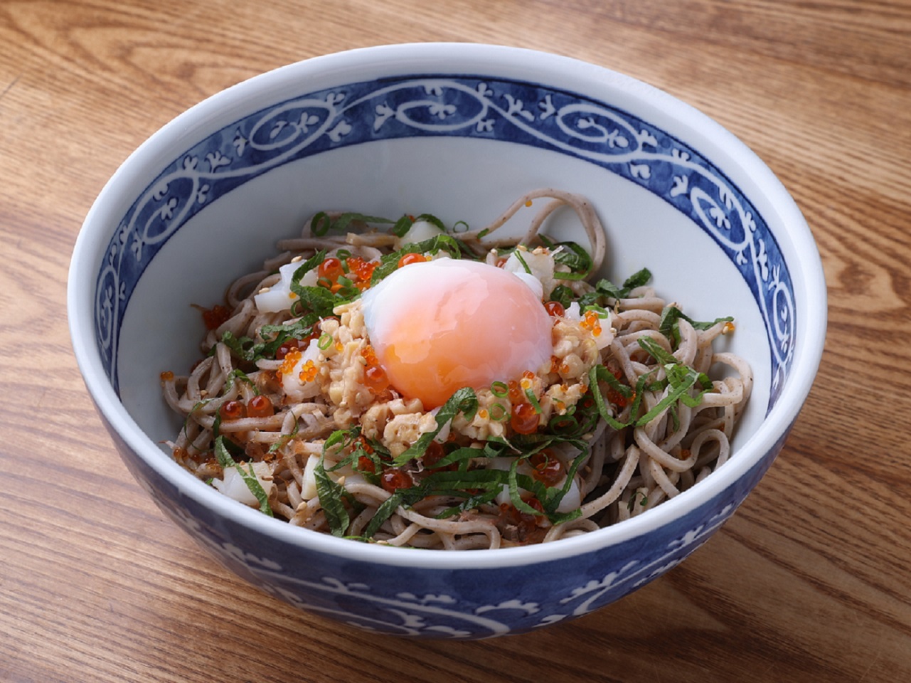 どんまつ 【冷】月見納豆そば