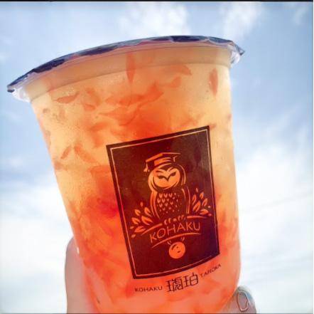 琥珀 ピンクグレープフルーツ台湾レモンフルーツティー\t\t