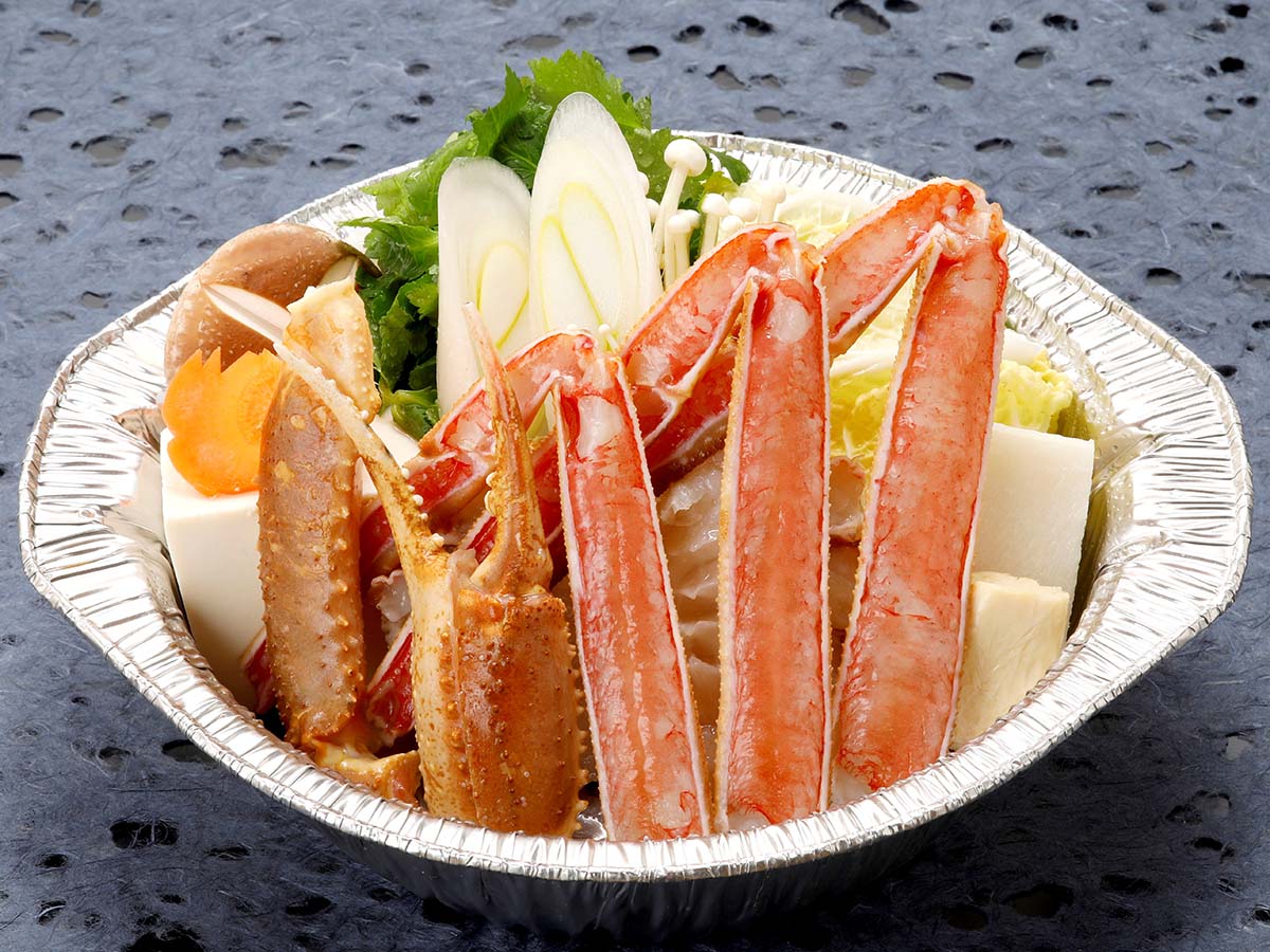 かに道楽 かにすき(1人前)【IHですぐ調理できるアルミ容器入り】