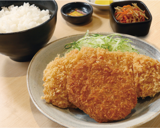 とんかつの和吉 F-1107】ロースかつ＆メンチかつ弁当(ロースかつ100g、メンチカツ1ヶ)