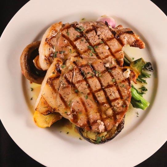 トラットリア クアルト人気No.5 豚肩ロース肉のグリル