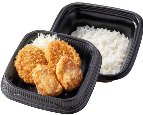 とんから亭 とんから弁当B(ヒレかつ2枚・から揚げ2個)