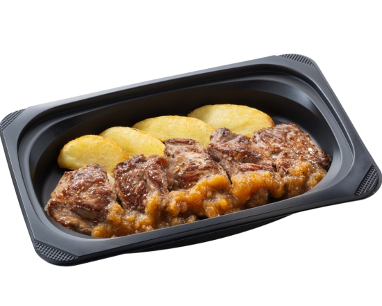 ステーキガスト (おかず)熟成乱切りラウンドステーキ約140g