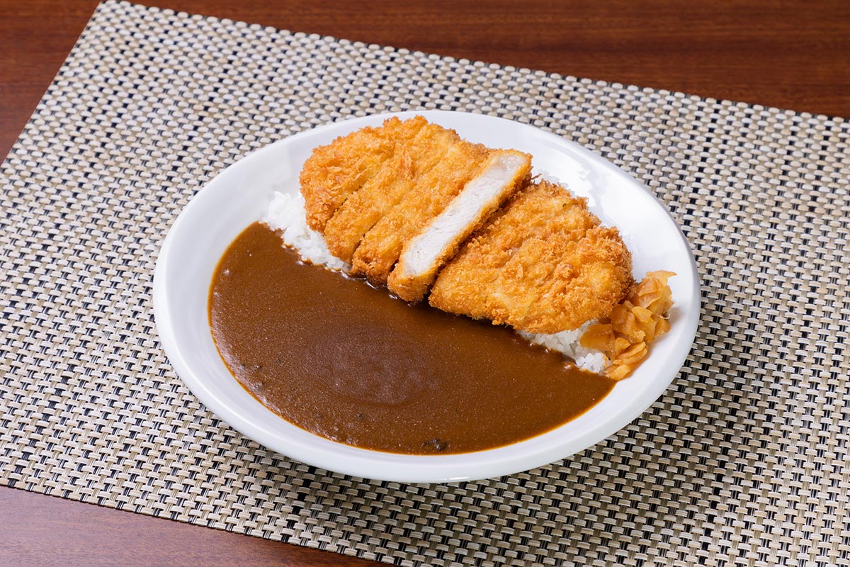 #カツ丼は人を幸せにする カツカレー弁当(並)国産桃豚