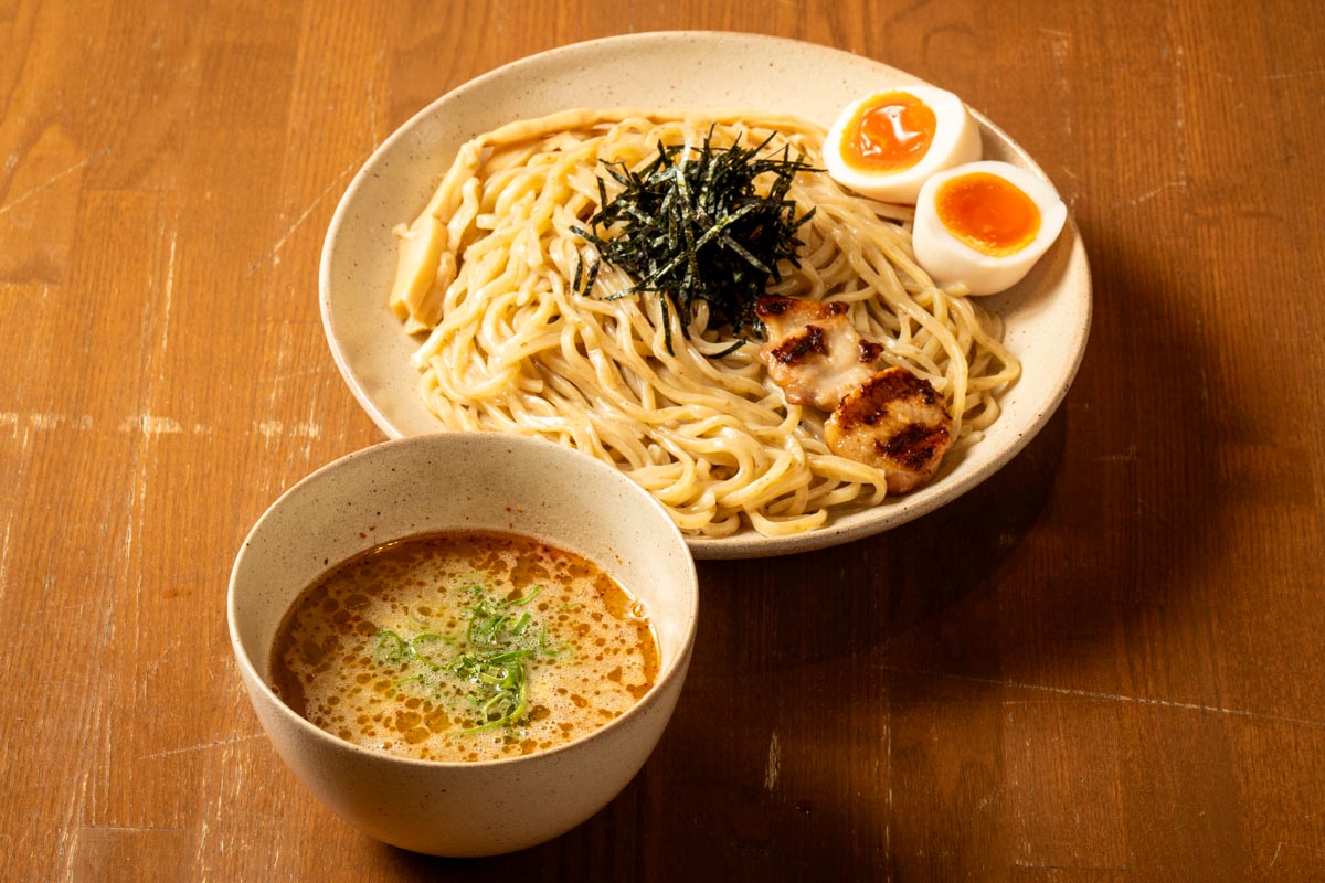 鶏ポタラーメンTHANK 塩玉子付きつけめん