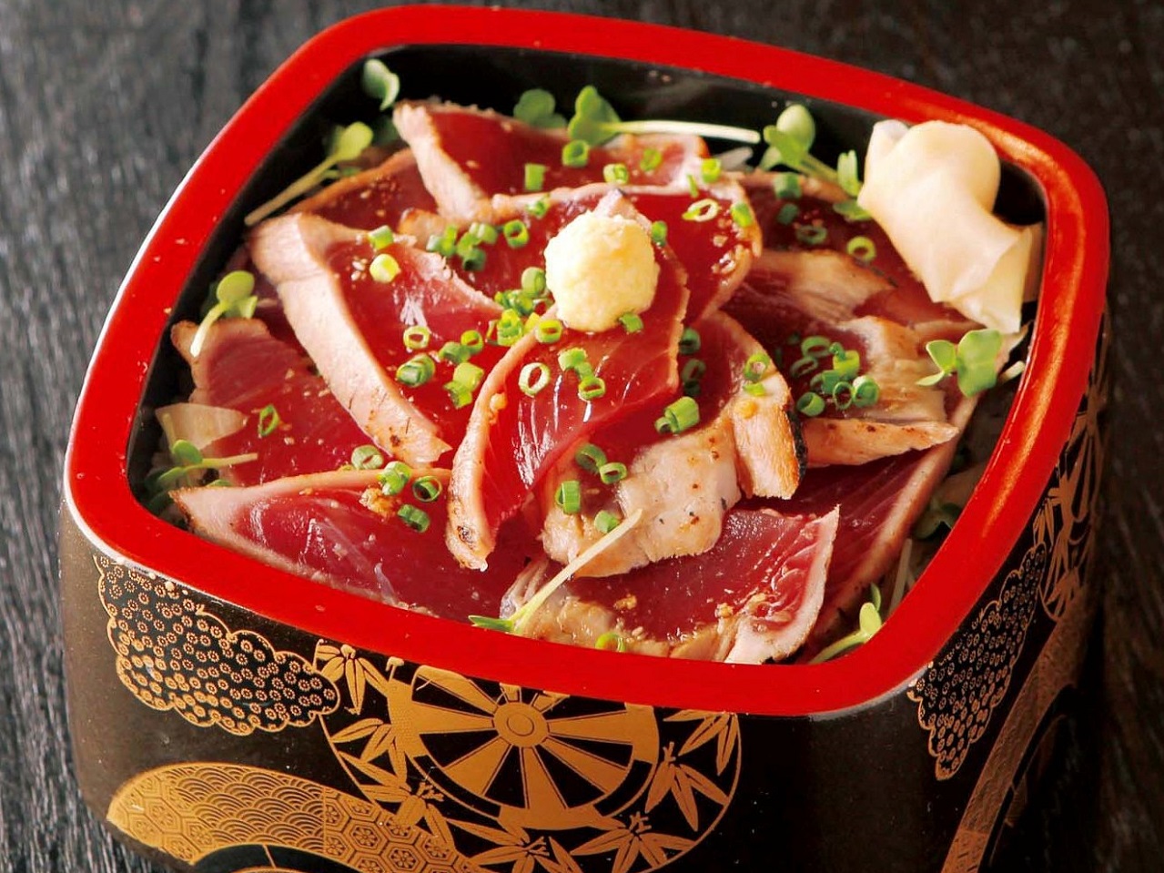 柿家すし 鰹のたたき重