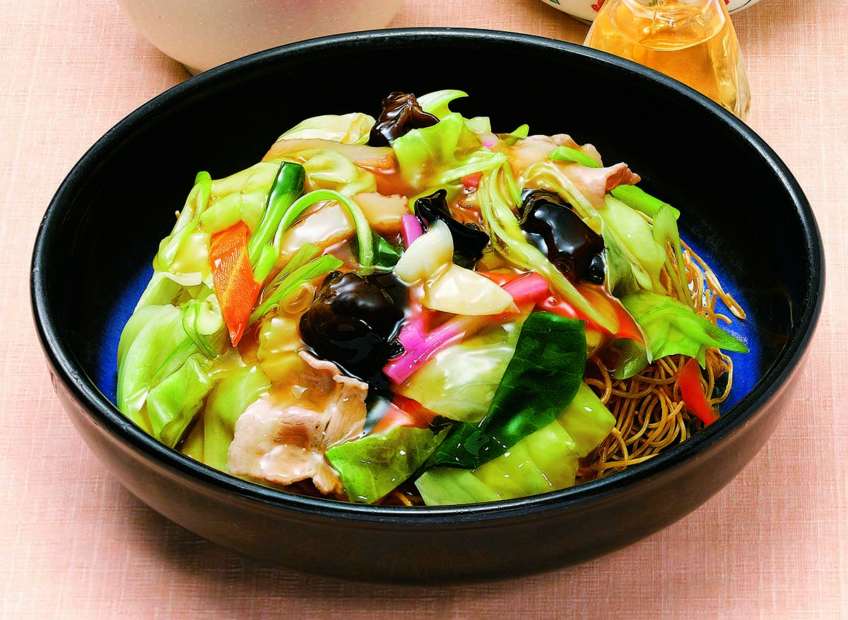 パリパリ揚げ麺の皿うどん