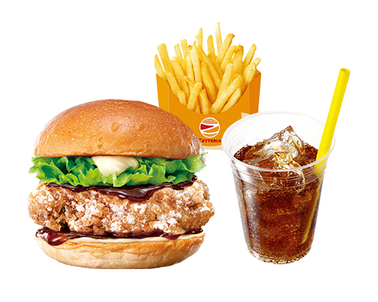 ゼッテリア ZETTERIA 【セット】てりやきチキンバーガー\tTeriyaki Chicken Burger Set