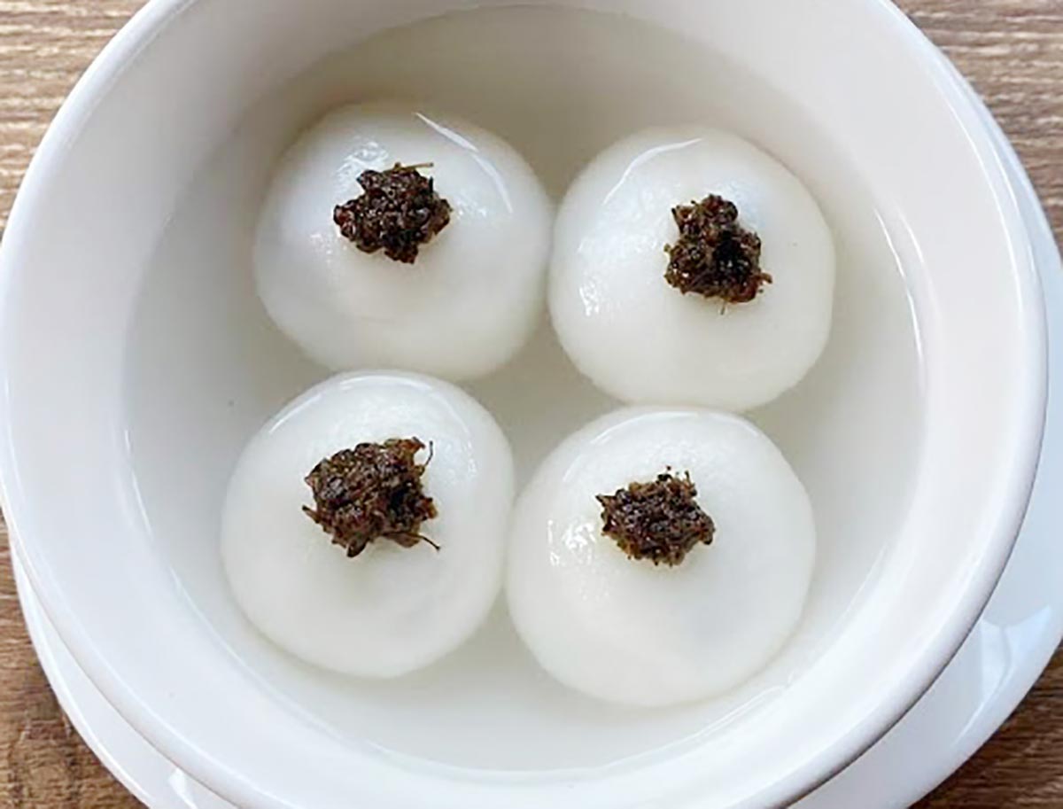 健康中華青蓮 黒ごま湯団子 ～金木犀の香り～