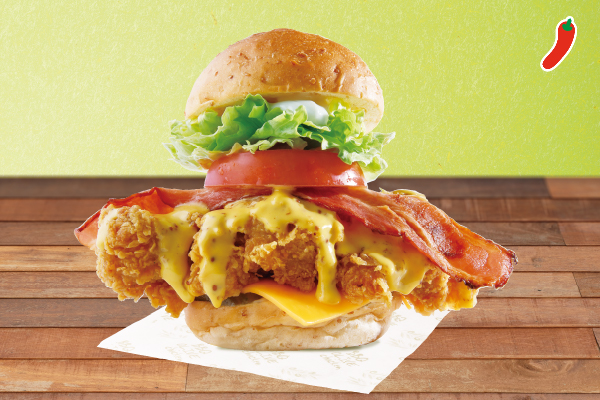 bb.qオリーブチキンカフェ 単品ワイルドチキンBLTバーガー(ハニーマスタード)