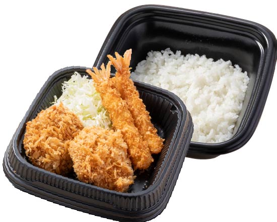 とんから亭 海老フライ＆ヒレかつ弁当