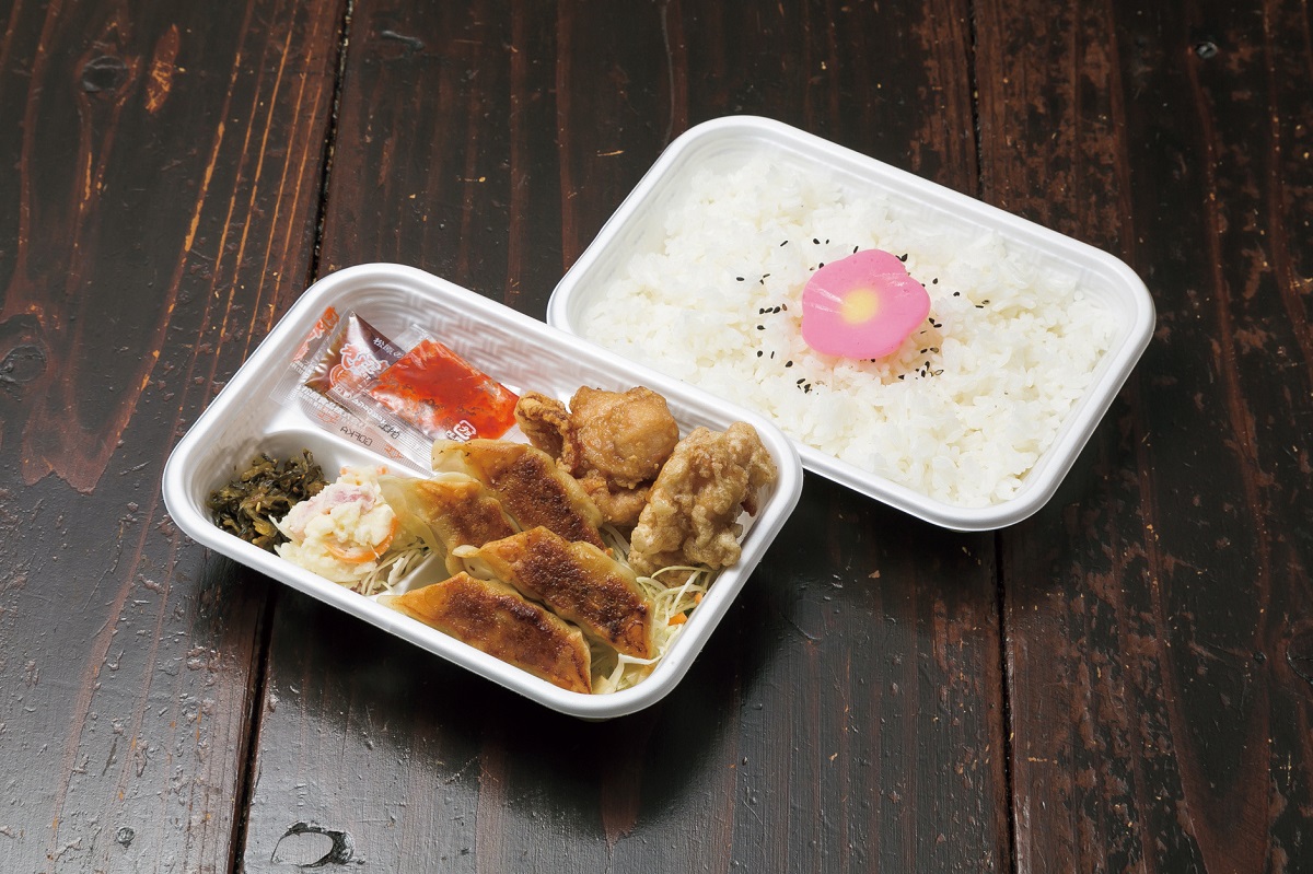 めんちゃんこ亭 唐揚げ餃子弁当