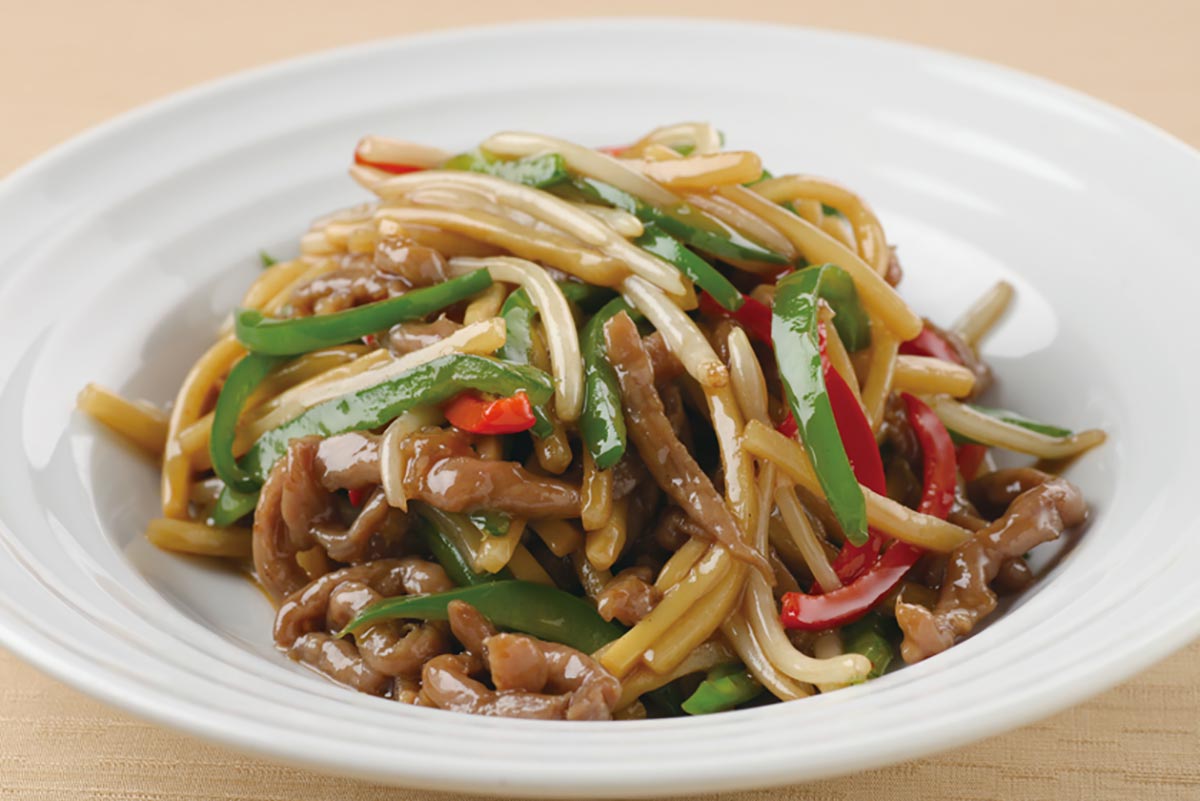 健康中華青蓮 牛肉チンジャオロース