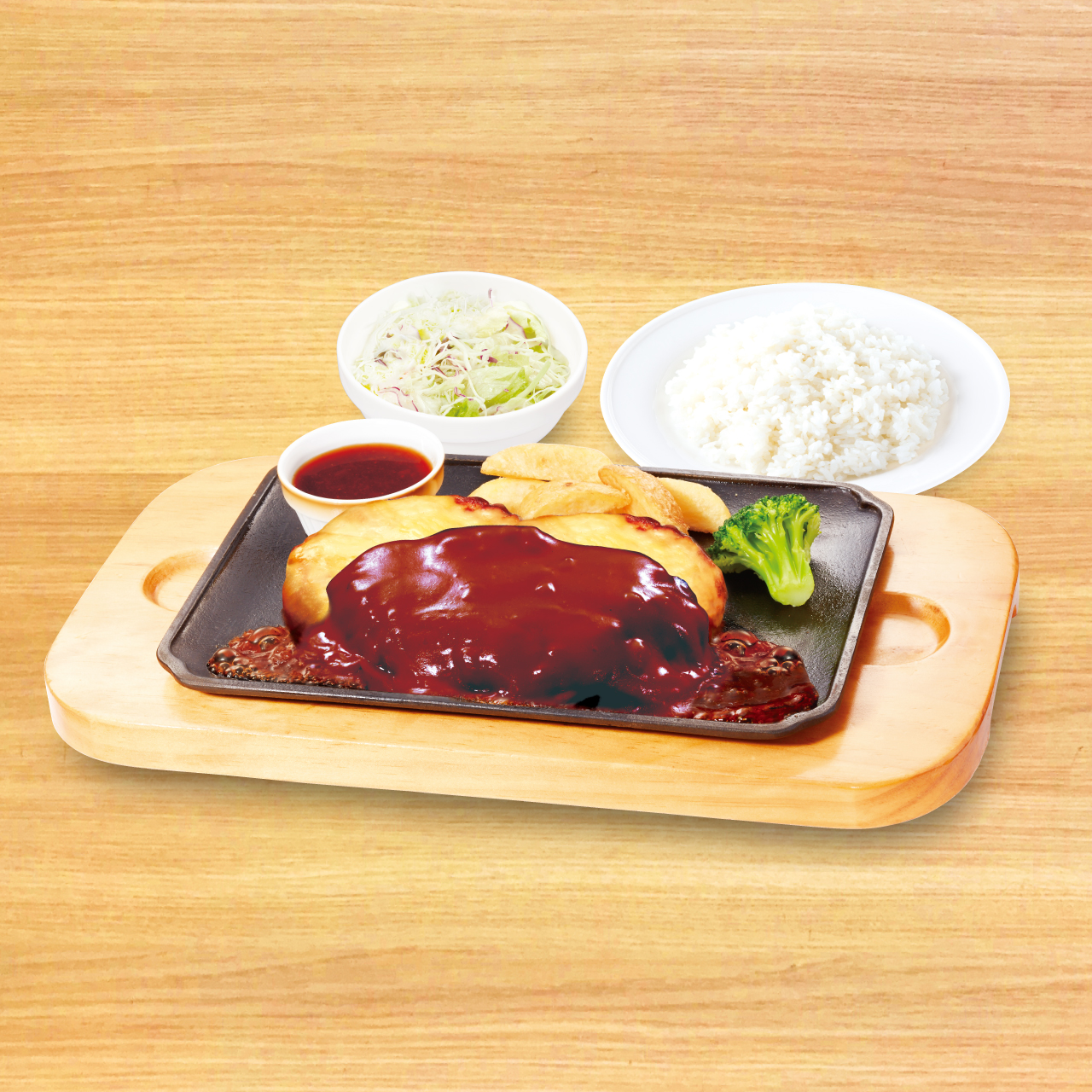 ビッグボーイ 【903】倍盛デミ＆チーズ手ごねハンバーグ弁当