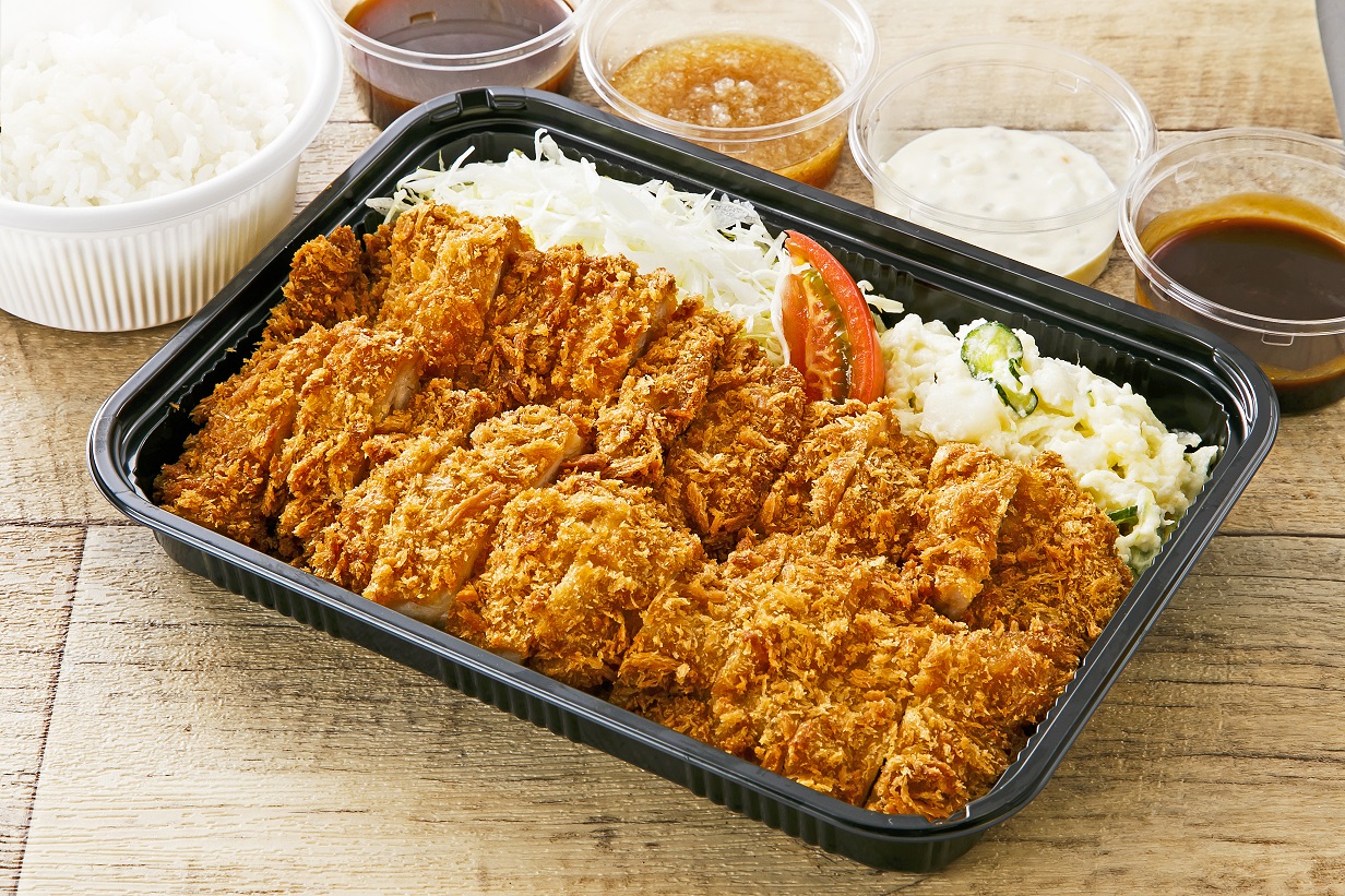 鳥良商店 Wカツ弁当(チキンカツ2枚)