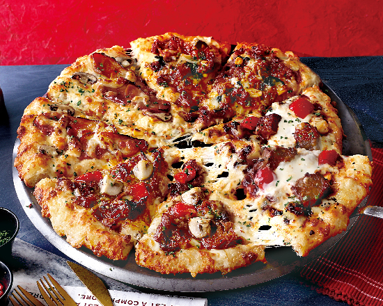 ピザーラスタイル 肉盛りクォーター