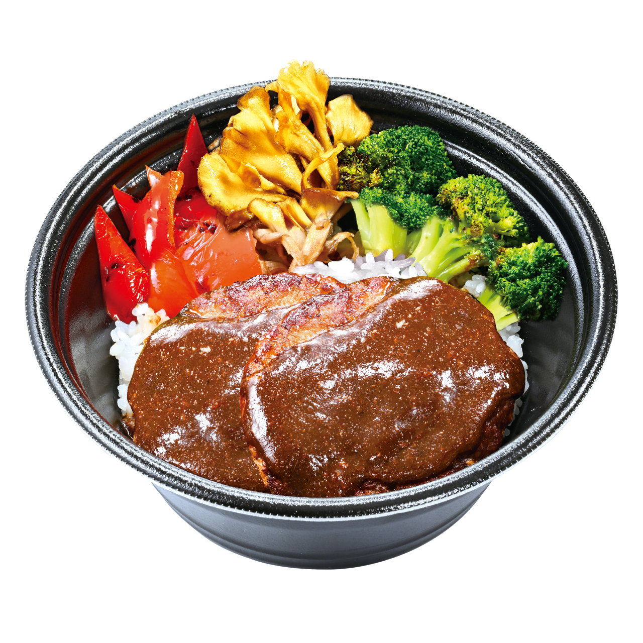 ビッグボーイ 【691】手ごねハンバーグDonハンバーグ200g野菜倍盛り