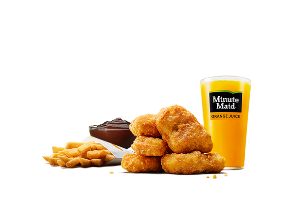 バーガーキング チキンナゲットキッズセット(BBQソース)