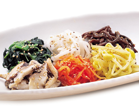 七輪房 ナムル盛り合せ