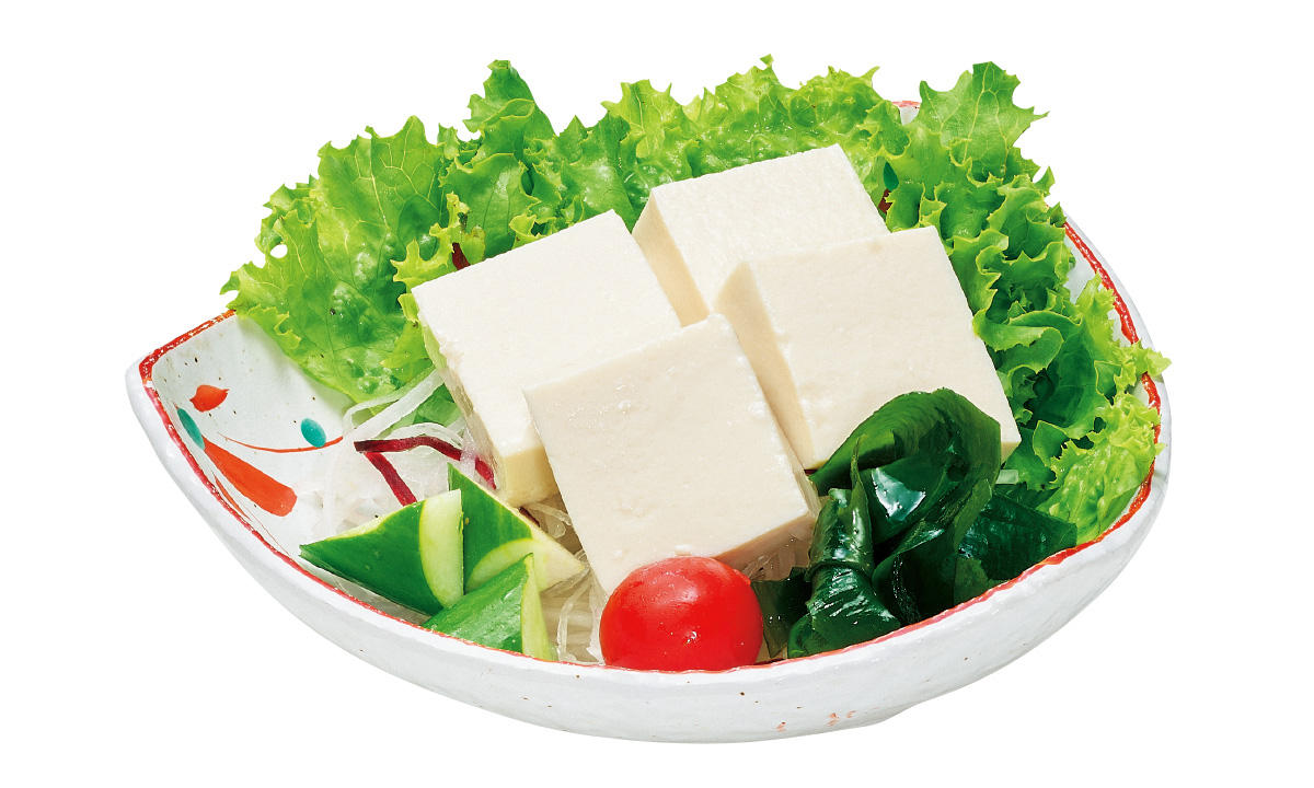 味の民芸 豆富とわかめのサラダ